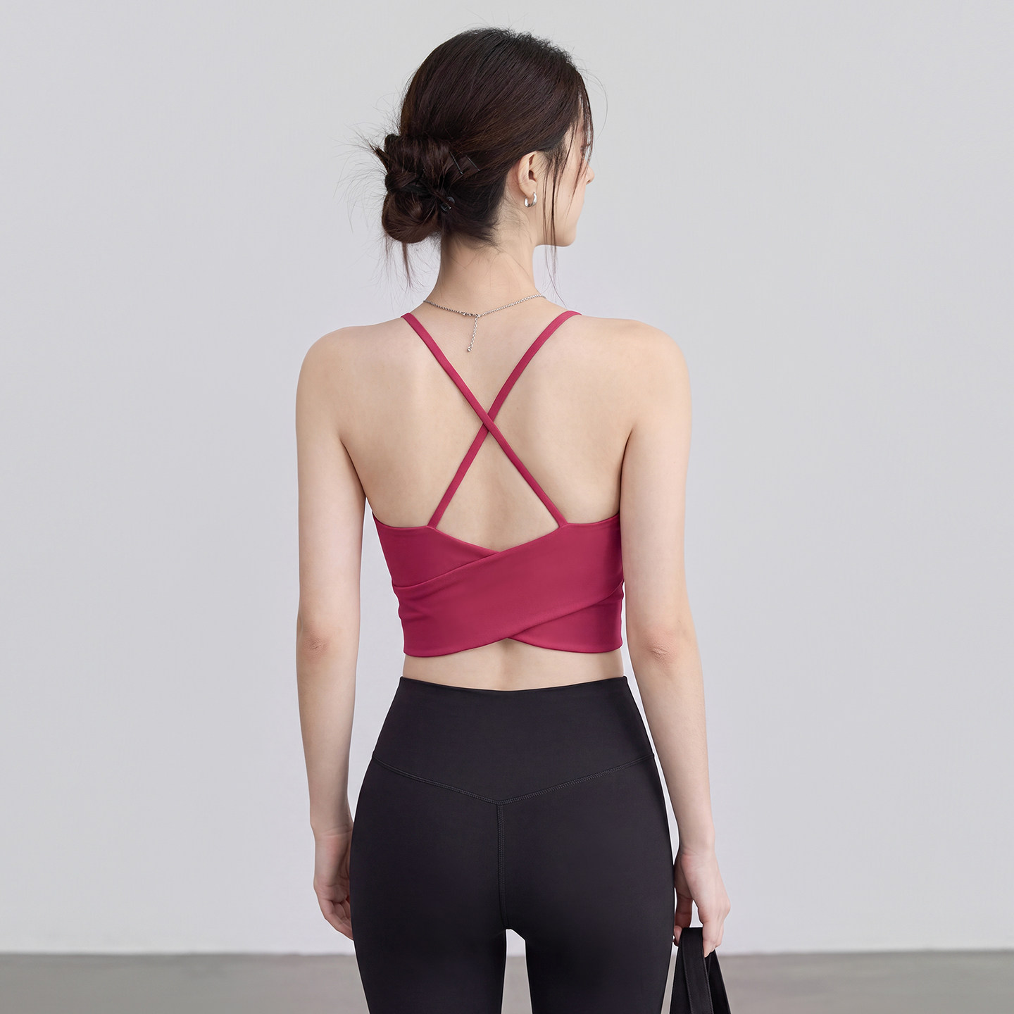VOJ运动内衣瑜伽服女夏防震背心户外跑步专业普拉提训练健身文胸