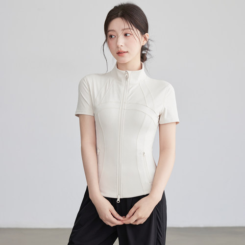 VOJ修身瑜伽服运动外套紧身上衣