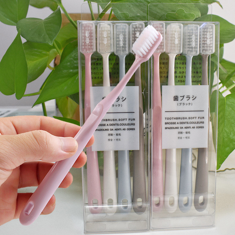 良品情侣软毛牙刷成人专用套装