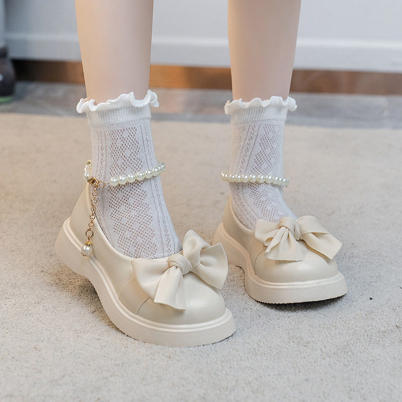 女童皮鞋夏天2022秋季新款中大童公主鞋蝴蝶结珍珠儿童单鞋小女孩,童鞋/婴儿鞋/亲子鞋,皮鞋,淘宝优惠券,粉丝福利购,淘宝优惠卷