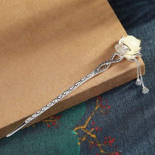 长相思杨紫同款中国民族复古风汉服旗袍配饰莲花盘发簪子发饰发钗