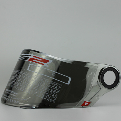 LS2摩托车头盔 FF310 FF385 FF358 FF396头盔镜片透明茶色