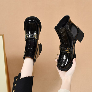 顾明强女鞋 圆头短靴GMQ7003 热销冬款