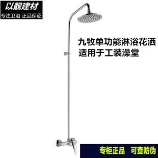 九牧JOMOO单把硬管式 065花洒九牧P36365花洒 两联淋浴花洒3664