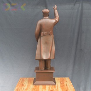 商务礼品推荐 85cm毛主席紫铜挥手像 公司门口伟人挥手像摆件