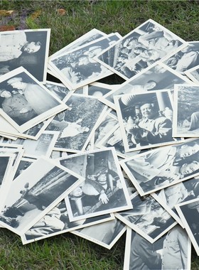 毛主席画像红色收藏毛爷爷相册大全50张黑白照片礼盒装纪念品礼p2
