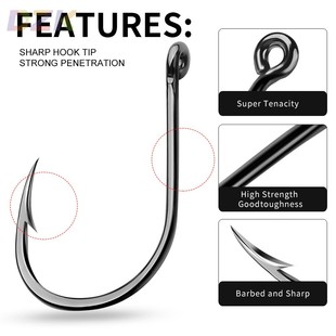 伊势尼单钩 软虫钩 带倒刺鲫鱼钩铁板钩散装鱼钩渔具高端100个/p7