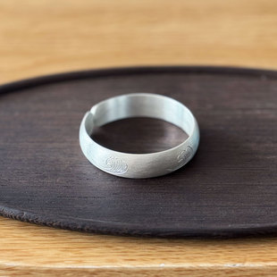 杏叶 足银999纯银手镯女999纯银镯子银手镯2025新款国风女款古法