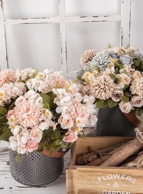 仿真花秋色洋甘菊花束INS风厂家家居装饰跨境婚庆假花MW66792