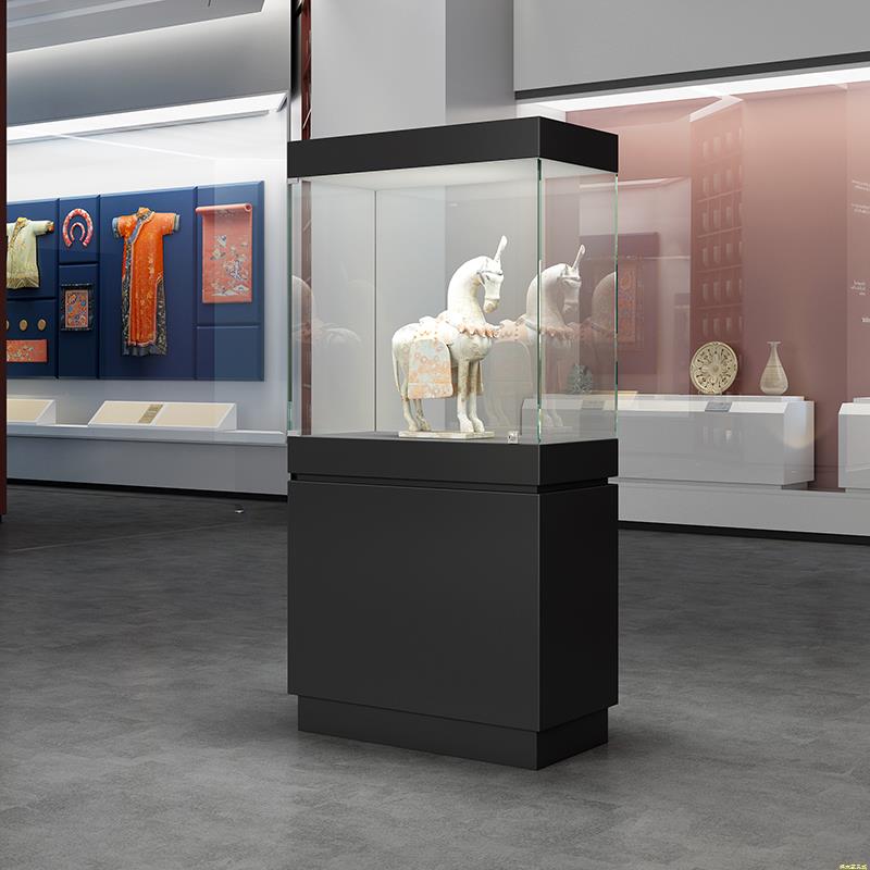 博物馆展示柜可定制珠宝首饰展柜玉器陶瓷雕像古董木制玻璃展览柜