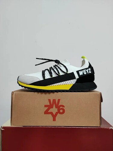 W6YZ   男女套脚款针织休闲运动鞋复古休闲鞋38-43码