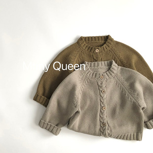 【福利】秋日物语～男女童毛衣针织开衫外套中小童复古潮森系毛衣