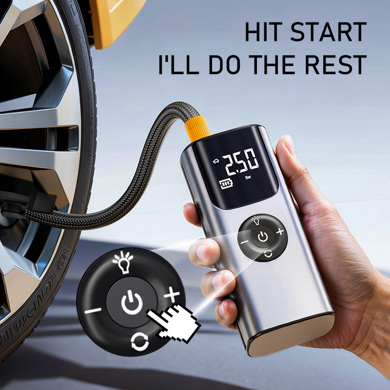 Mini Car Air Compressor 12V Electric Tire Inflator Pump Ball