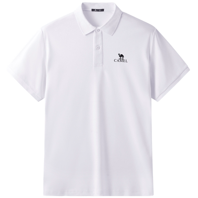 骆驼中性款短袖POLO衫