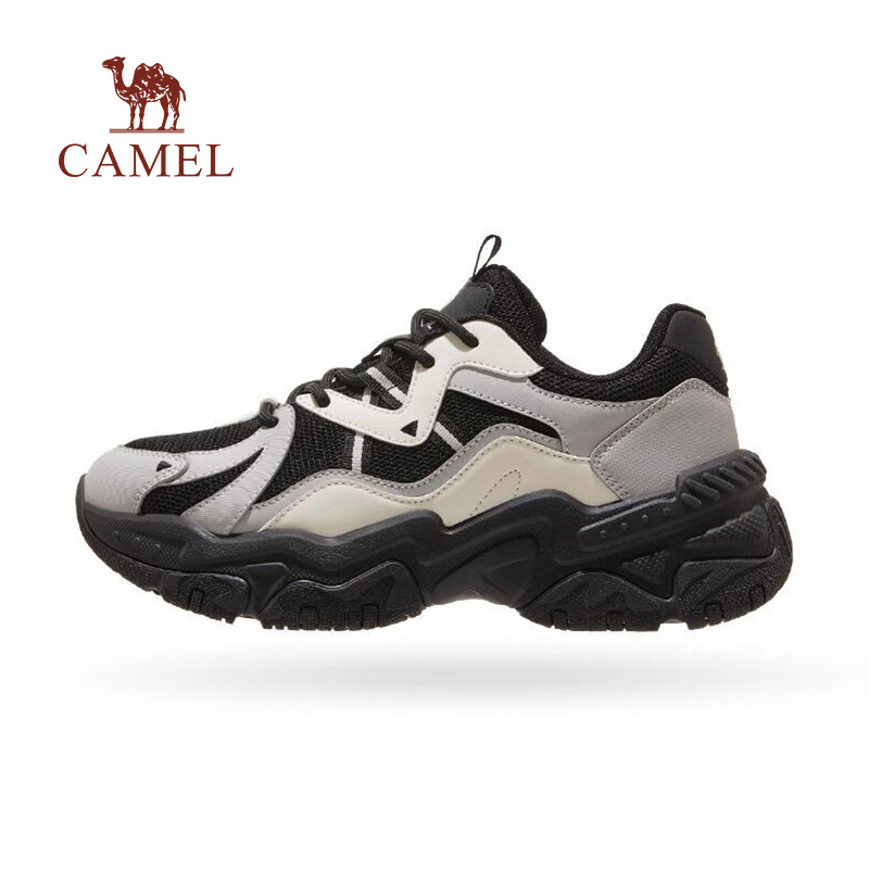 骆驼星云户外运动鞋女减震老爹鞋