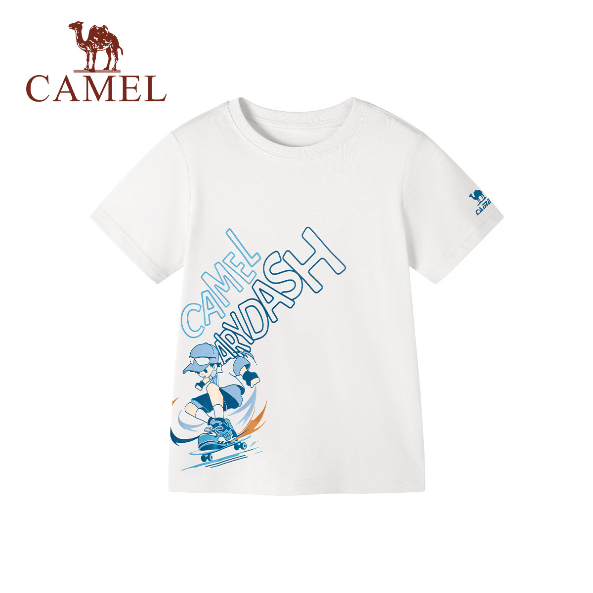 小骆驼儿童2026新款男童女童舒适圆领短袖中大童休闲T恤,童装/婴儿装/亲子装,T恤,淘宝优惠券,粉丝福利购,淘宝优惠卷