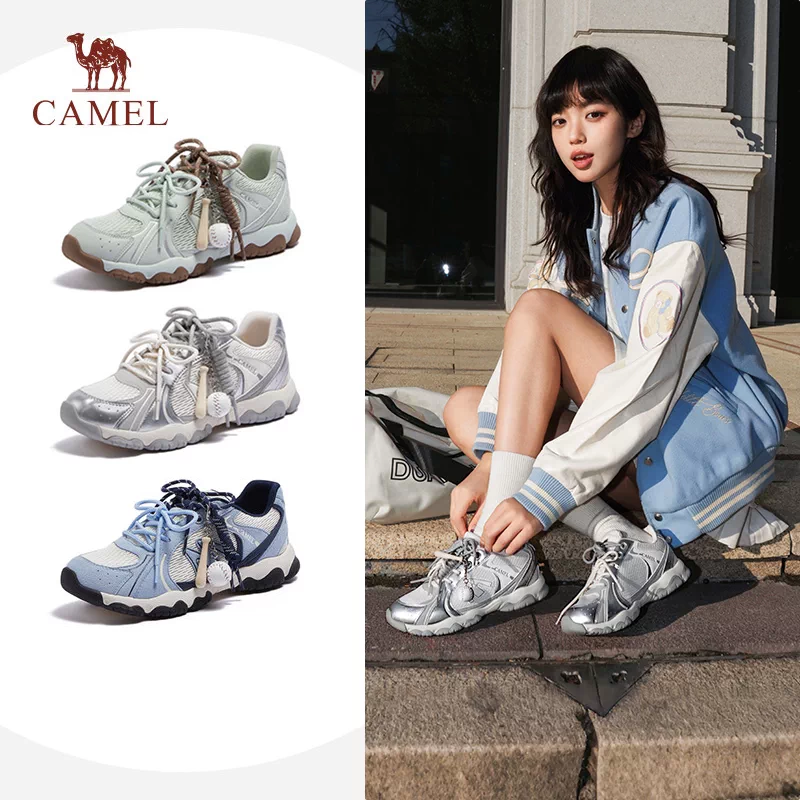 骆驼内增高「轻云」休闲情侣款德训鞋