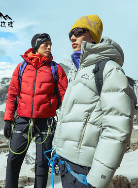 喜马拉雅玉龙户外白鹅绒羽绒服2025冬季新款800蓬拒水绒雪山外套