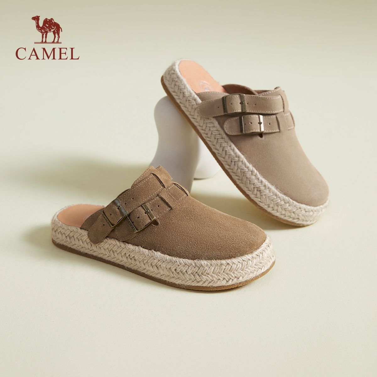 骆驼女鞋2025春季勃肯鞋女