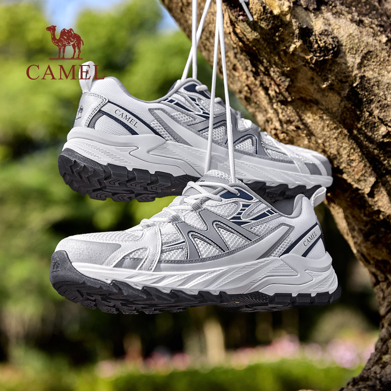 骆驼盘龙5代登山鞋男2026春季新款透气户外休闲运动男鞋徒步鞋女