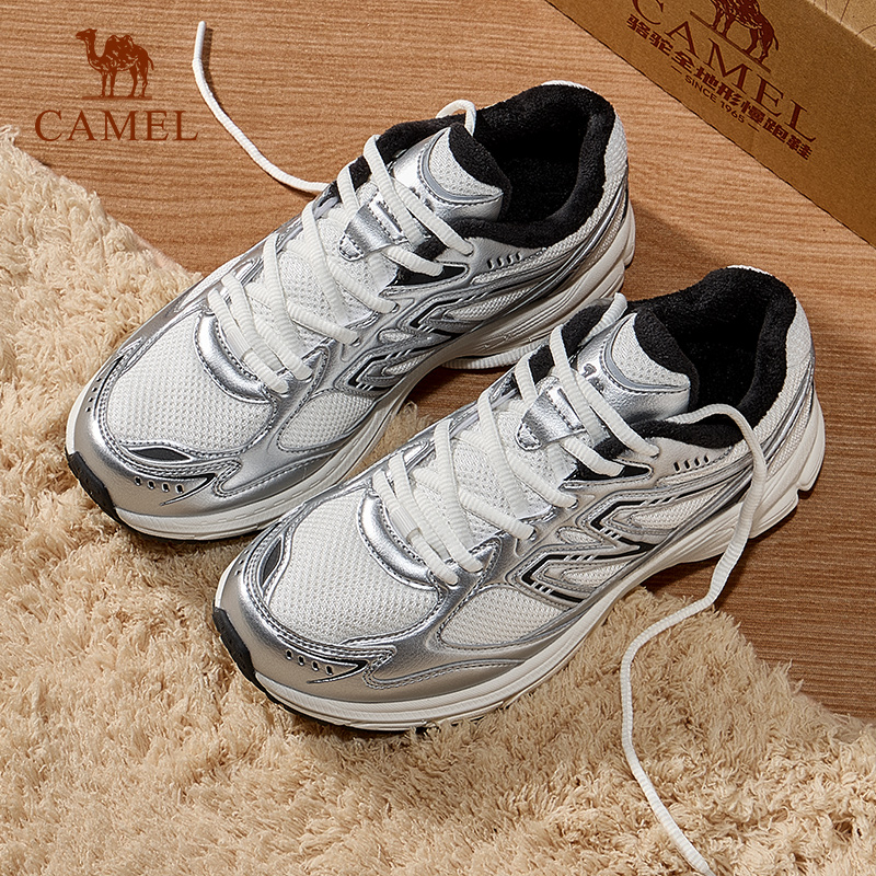 駱駝慢跑鞋追尋網面透氣女鞋新款