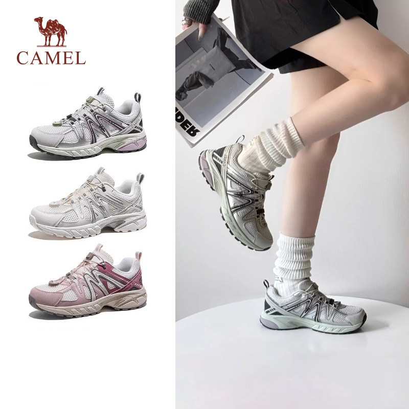 骆驼碳越登山鞋女鞋2026早春情侣运动鞋女网面鞋时尚休闲鞋老爹鞋,女鞋,网面鞋,淘宝优惠券,粉丝福利购,淘宝优惠卷