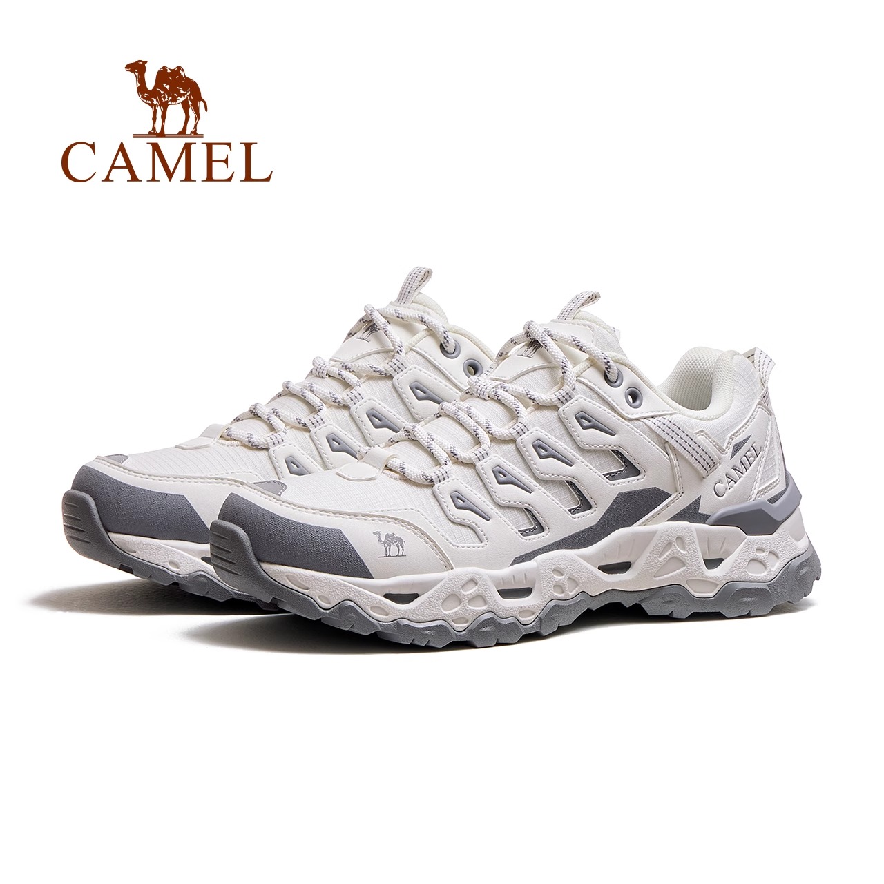 骆驼减震女鞋厚底耐磨徒步登山鞋