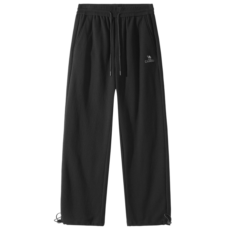 【新品推荐】骆驼加绒男女两穿重磅华夫格卫裤保暖舒适好穿