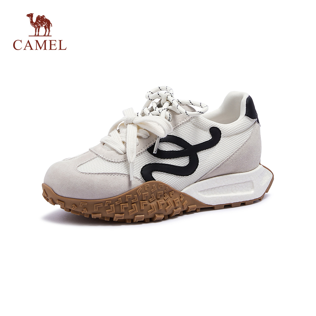 骆驼女鞋2026早春新款休闲板鞋时尚潮流增高百搭户外运动鞋,女鞋,休闲板鞋,淘宝优惠券,粉丝福利购,淘宝优惠卷