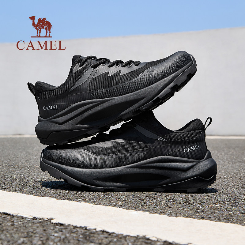 骆驼男鞋休闲鞋2026春季新款耐磨防撞户外徒步登山鞋爸爸运动鞋