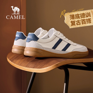 复古阿甘鞋 经典 舒适百搭德训鞋 潮流男士 骆驼男鞋 休闲板鞋 2026春季