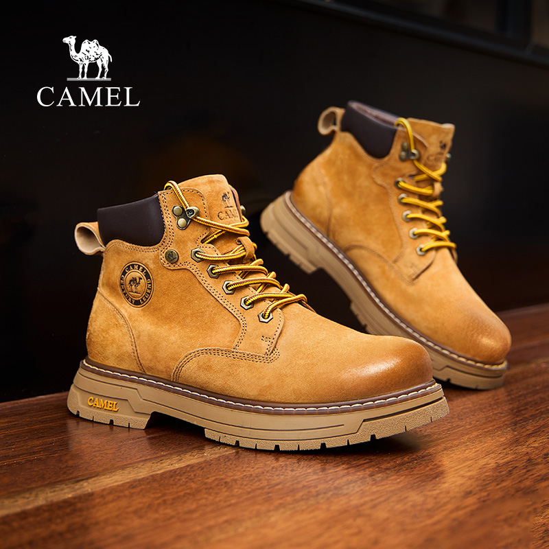 复古鞋头4CM增高耐磨橡胶底