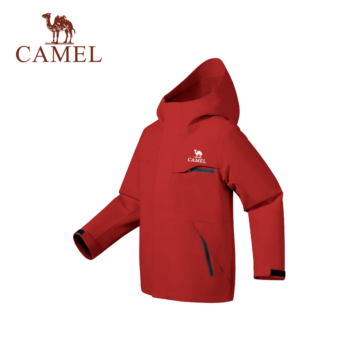 小骆驼儿童冲锋衣2026新款防风防水连帽男童女童红色年服夹克外套,童装/婴儿装/亲子装,儿童冲锋衣,淘宝优惠券,粉丝福利购,淘宝优惠卷