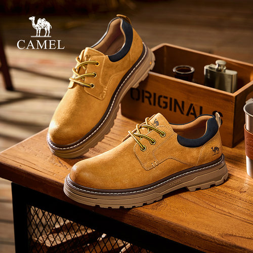 复古质感鞋面抓地橡胶底盘