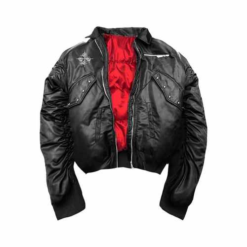 DETW盔甲Bomber设计感羽绒棉服