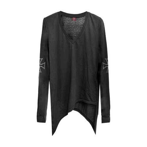 DETW《音符》燕尾微透打底长袖