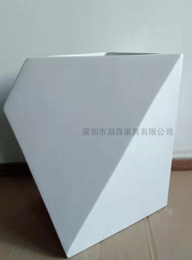 户外种植湖森玻璃钢几何多边落地