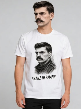 Franz Hermann Max Verstappen F1维斯塔潘 F1  复古肖像 T 恤