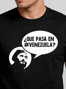Venezuela- Fidel Castro Graphic   Short-Sleeve T-Shirt