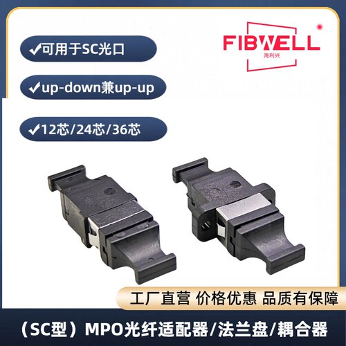 SC型光口MPO适配器法兰盘