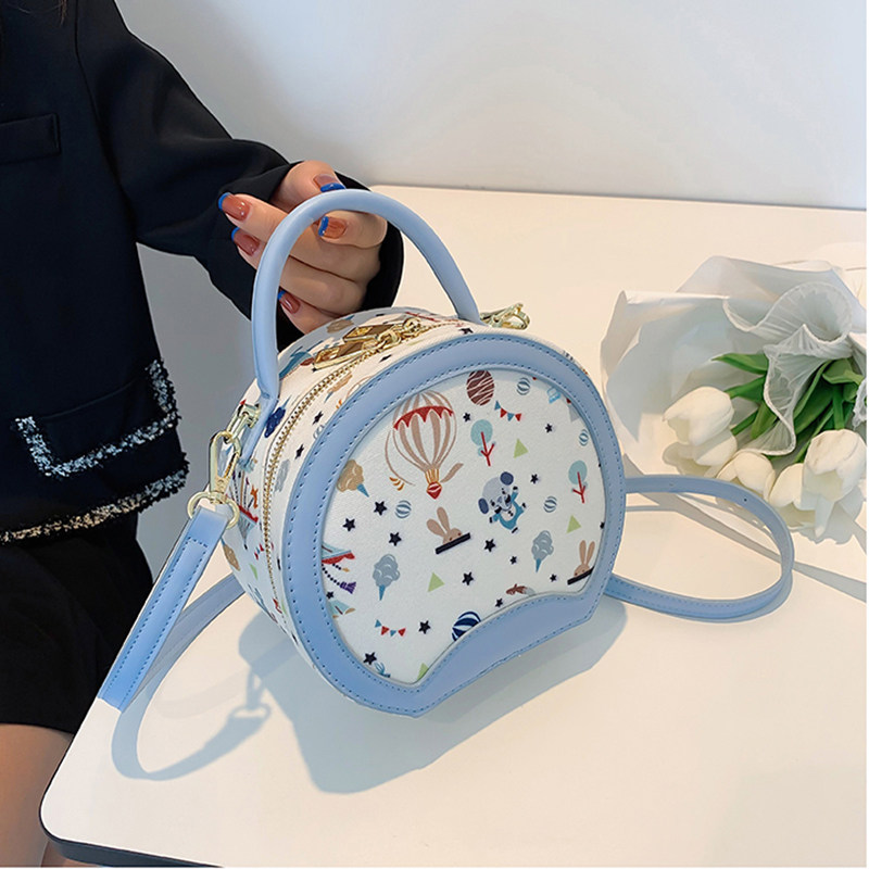 网红包包女2026洋气高级感新款时尚韩版休闲小圆包单肩包女斜挎包