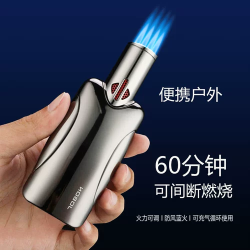 Пешеходные пистолеты сварной сигара зажигает, примерка прямая растовка прямой спрей с ветропроницаемым пистолетом на открытом воздухе.