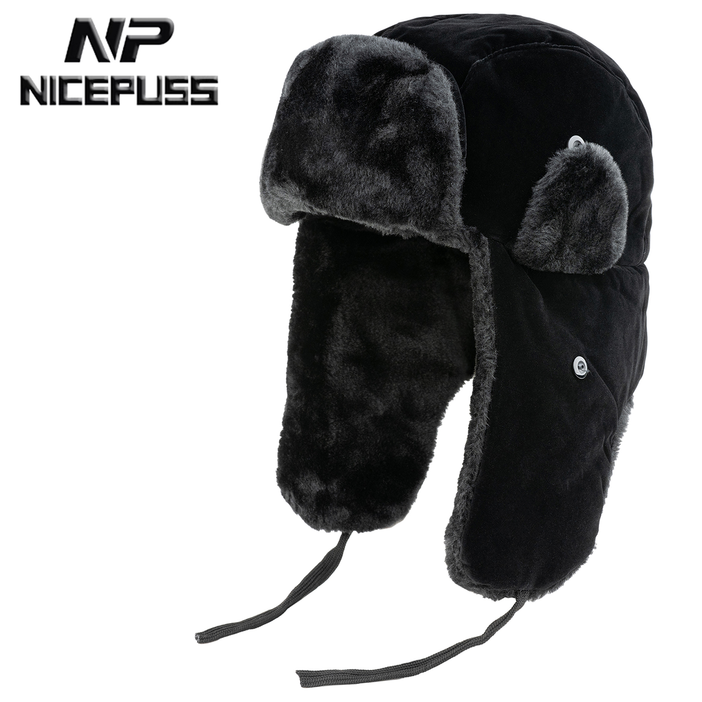 NP防风防寒东北雷锋帽冬季挡风骑车帽子头套冬天保暖帽子男款加绒