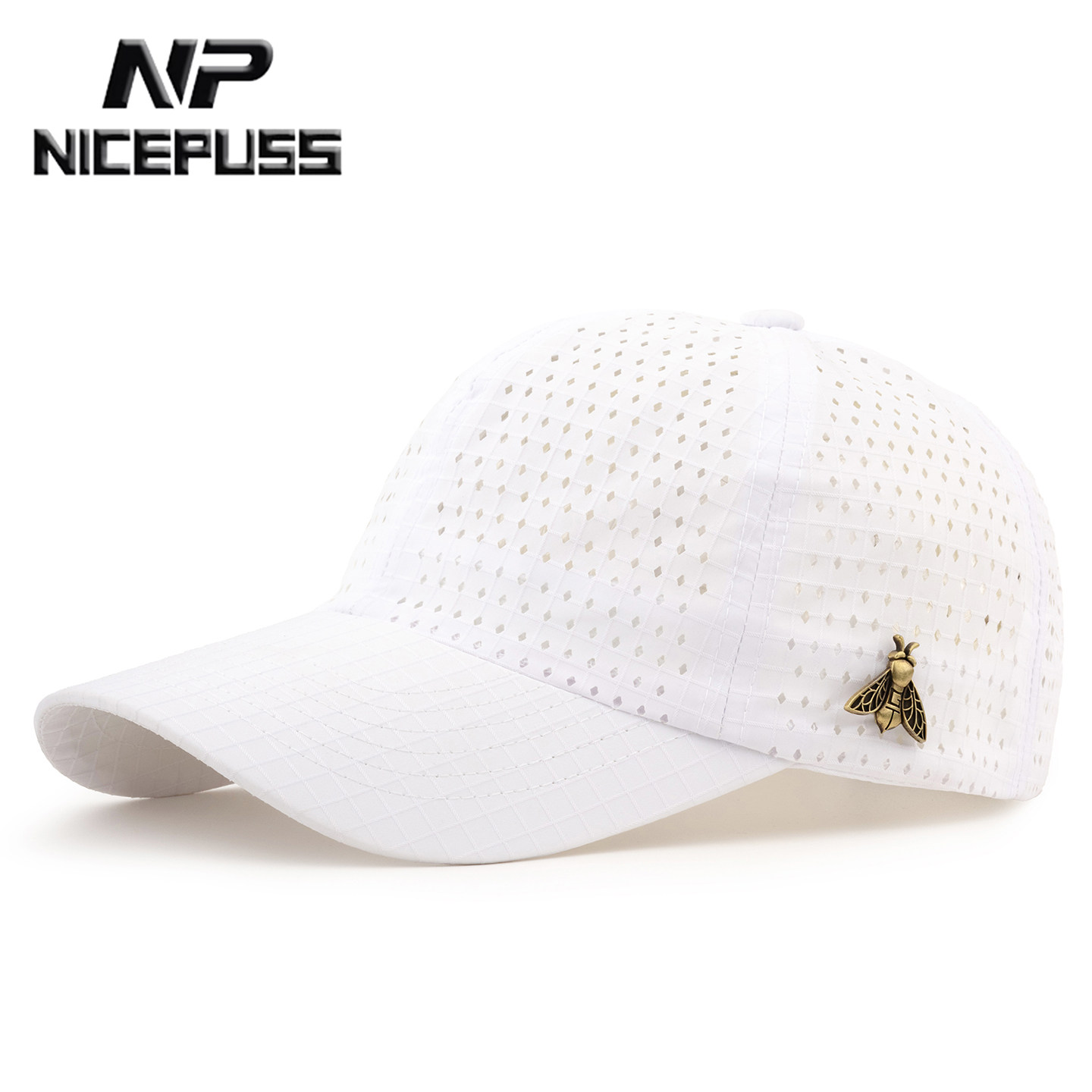 高端品牌帽子男款夏季透气网眼镂空棒球帽女夏天百搭出游防晒遮阳