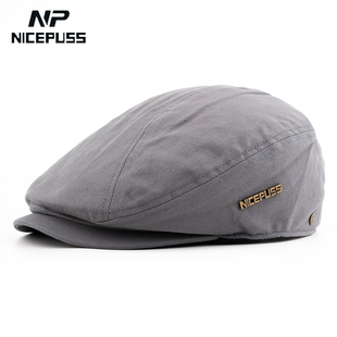 2026春季新款帽子男潮牌贝雷帽女中老年人鸭舌帽男款大头围前进帽