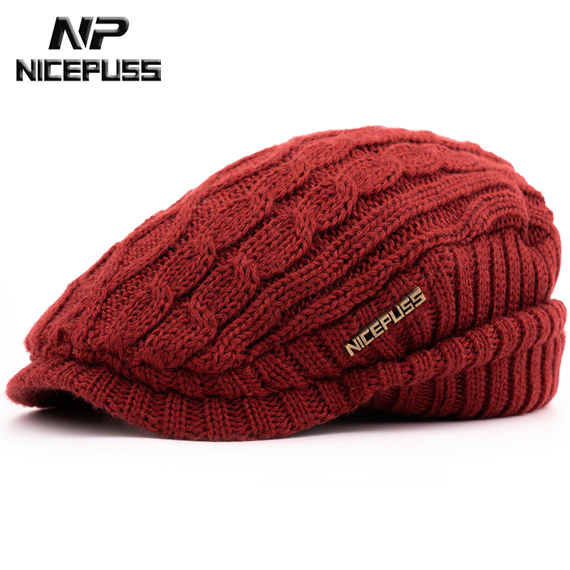 德国NP加绒加厚保暖护耳鸭舌帽