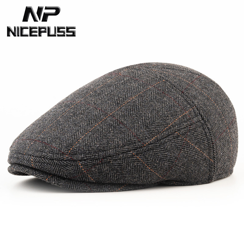 秋冬帽子男款冬季保暖护耳鸭舌帽中老年人男帽加绒加厚复古前进帽,服饰配件/皮带/帽子/围巾,帽子,淘宝优惠券,粉丝福利购,淘宝优惠卷