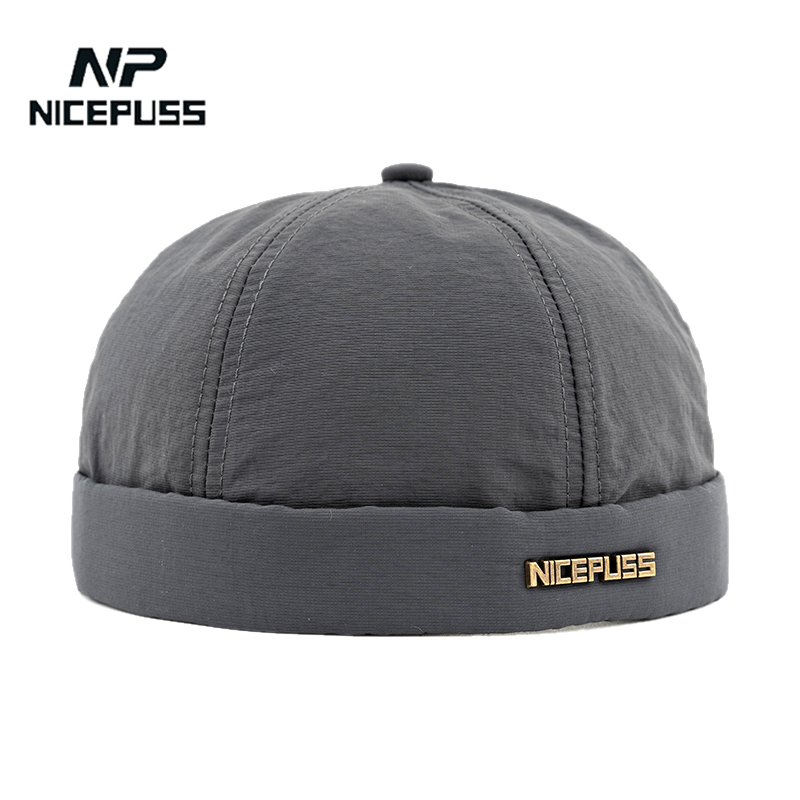 无檐帽子男春夏薄款地主帽男款瓜皮帽女款嘻哈痞子帽个性潮雅痞帽