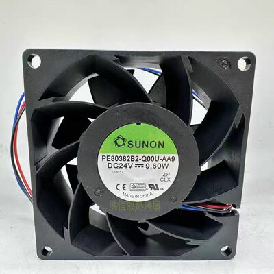 SUNON 8038 PE80382B2-Q00U-AA9   DC24V 9.60W 80*38MM散热风扇