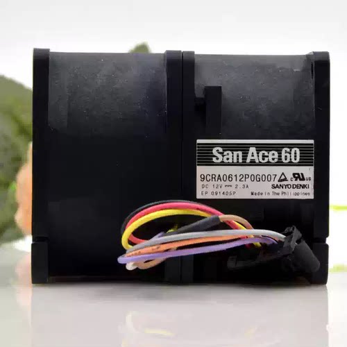 正品SANYO 9CRA0612P0G006-7 6CM 6076增压12V散热风扇 2.3A